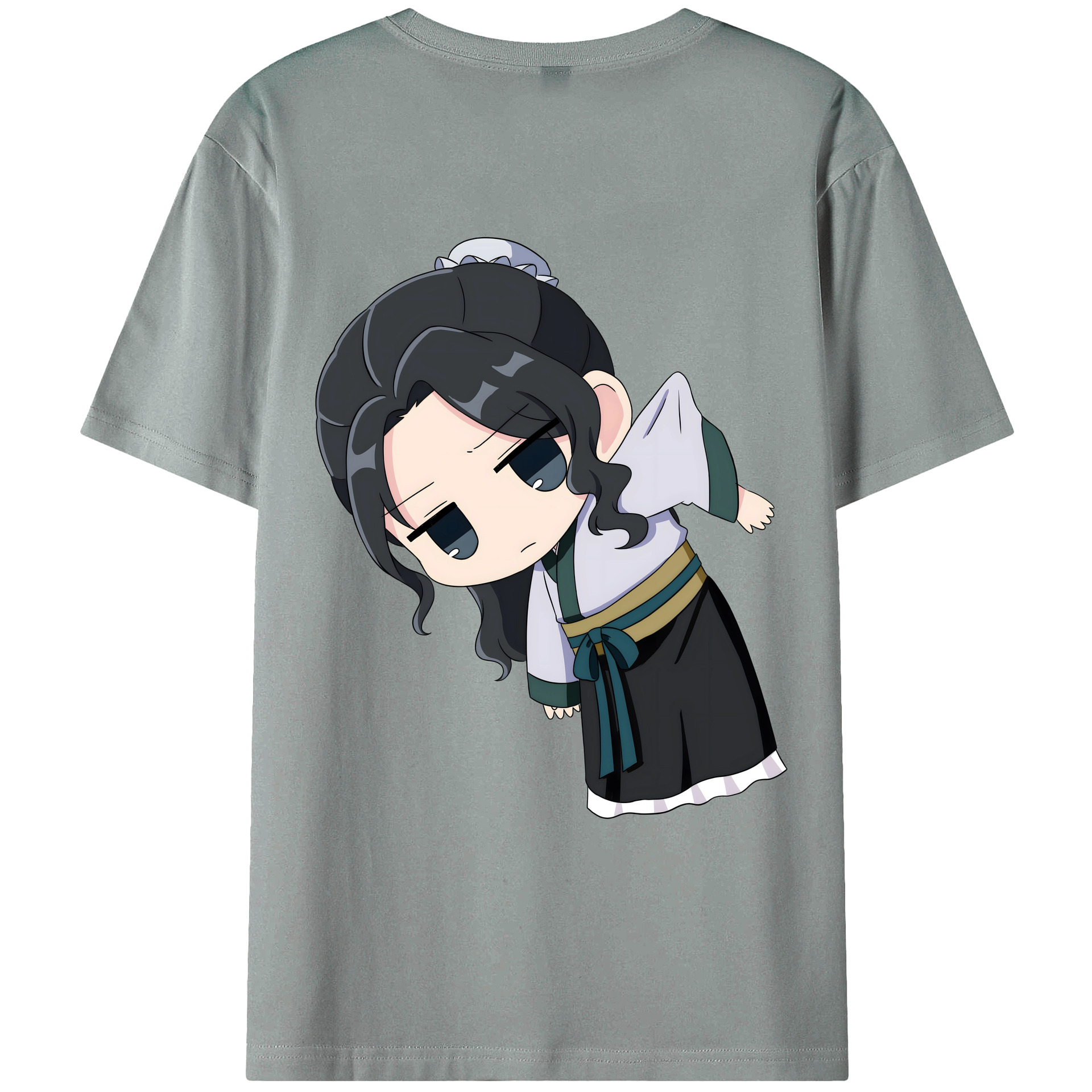 （画像用） 薬屋のひとりごと The Apothecary Diaries 綿100％ メンズ半袖Tシャツ（バックプリント） 通気性